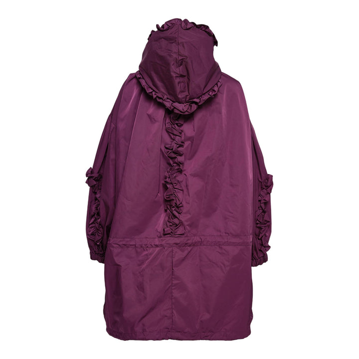 Club21 - ENFOLD - Frilly Blouson - BLOUSON - Purple