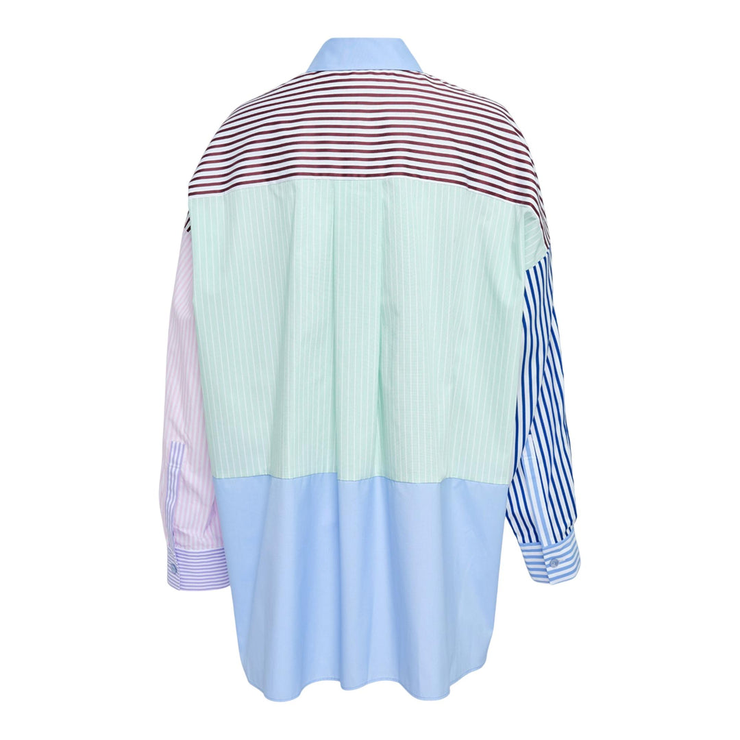 Club21 - ENFOLD - Multi-Stripe Big Shirt - BLOUSES - Multi