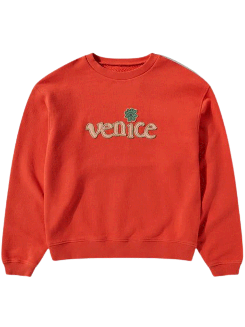 ERL-Men-Red-Venice-Crewneck-Knit-Sweatshirt-Red-1