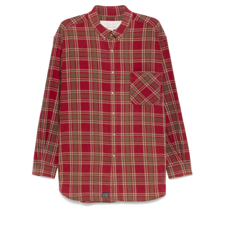 Unisex Plaid Woven Shirt