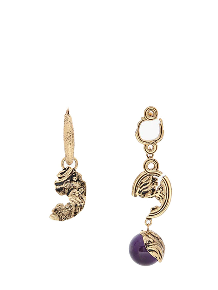     Erdem-Asymmetric-Earring-Pierced-Purple-1