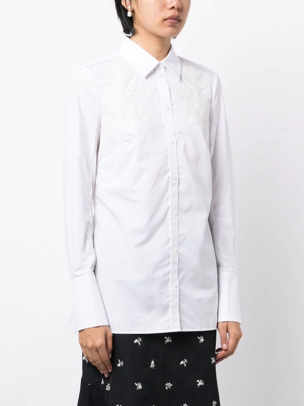 Erdem-Classic-Shirt-With-Elongated-White-3