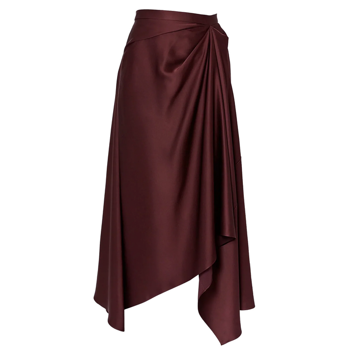 Asymmetric Drape Skirt