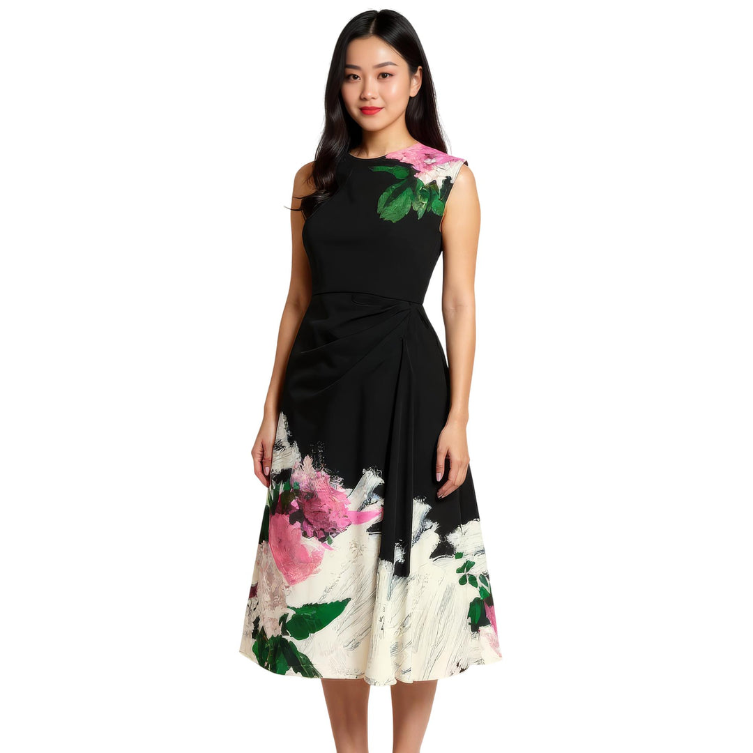erdem short sleeve midi dress Erdem Floral Print Midi Shirt Dress