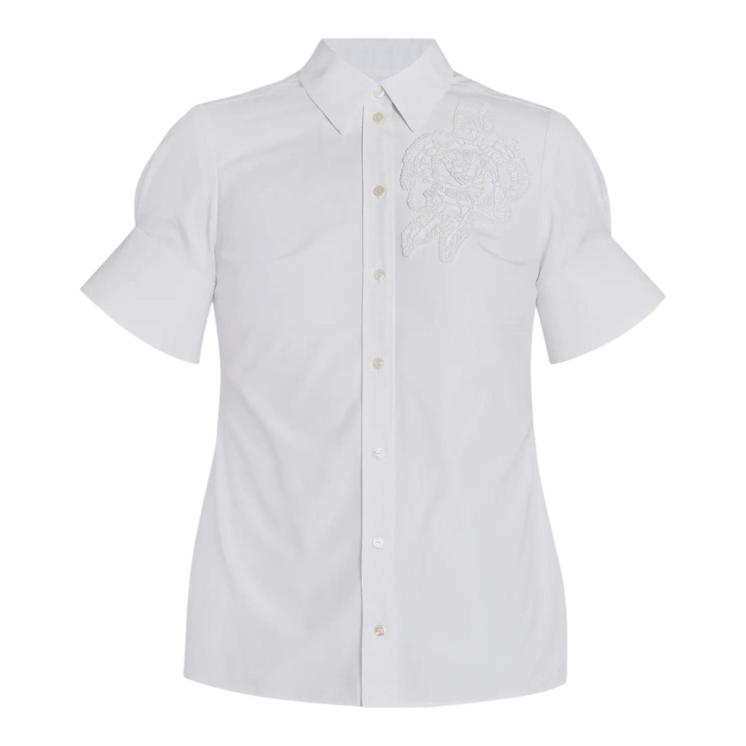 Club21 - Erdem - Short Sleeve Shirt - BLOUSES - White