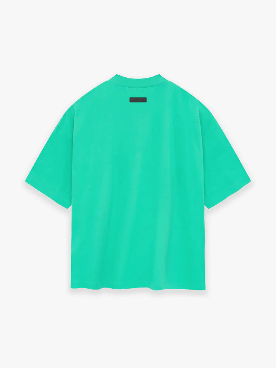 Fear-of-God-ESSENTIALS-Crewneck-T-Shirt-Green2