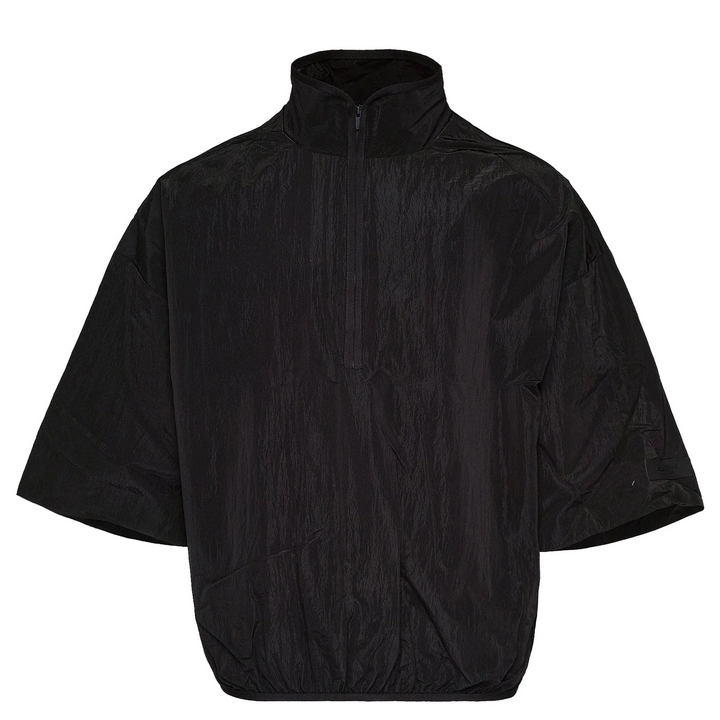 Áo sơ mi cổ cao nửa khóa cho nam