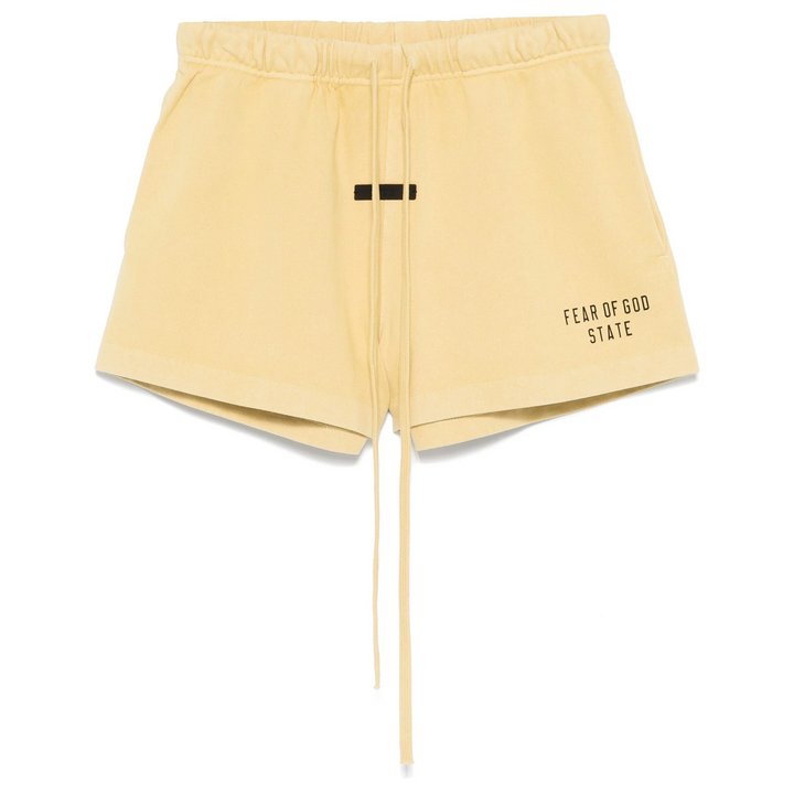 Quần short chạy nữ bằng vải Jersey dày