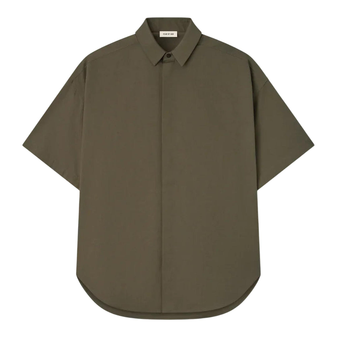 Club21 - Fear of God - Classic Short Sleeve Shirt - SHIRTS - Khaki