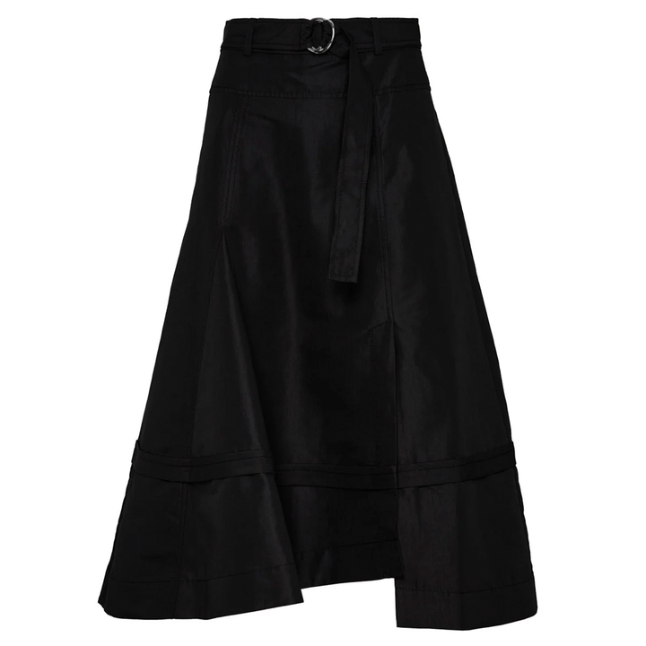 Flare Skirt With Belt