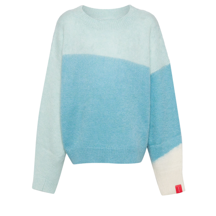 Fumito_Ganryu_Graffiti_Mohair_Knit_Top_Blue