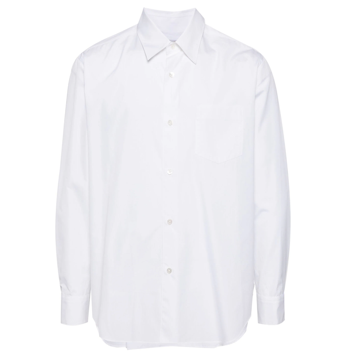 Fumito_Ganryu_Zipper_Pleated_Shirt_White