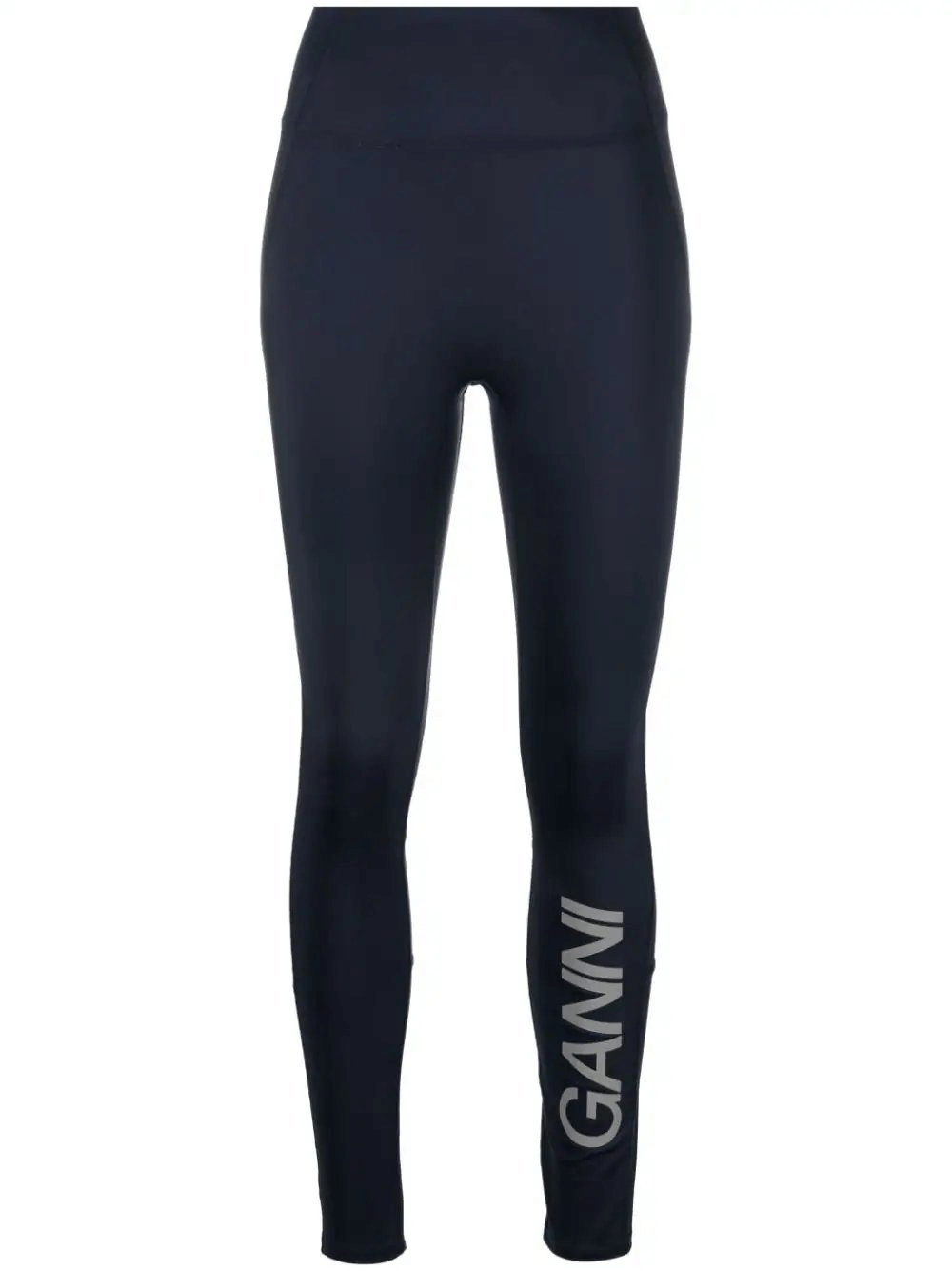 GANNI-Active-Ultra-High-Waist-Tights-Navy-1