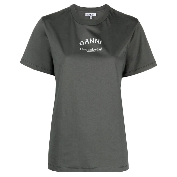 Basic Jersey Ganni Relaxed T-Shirt