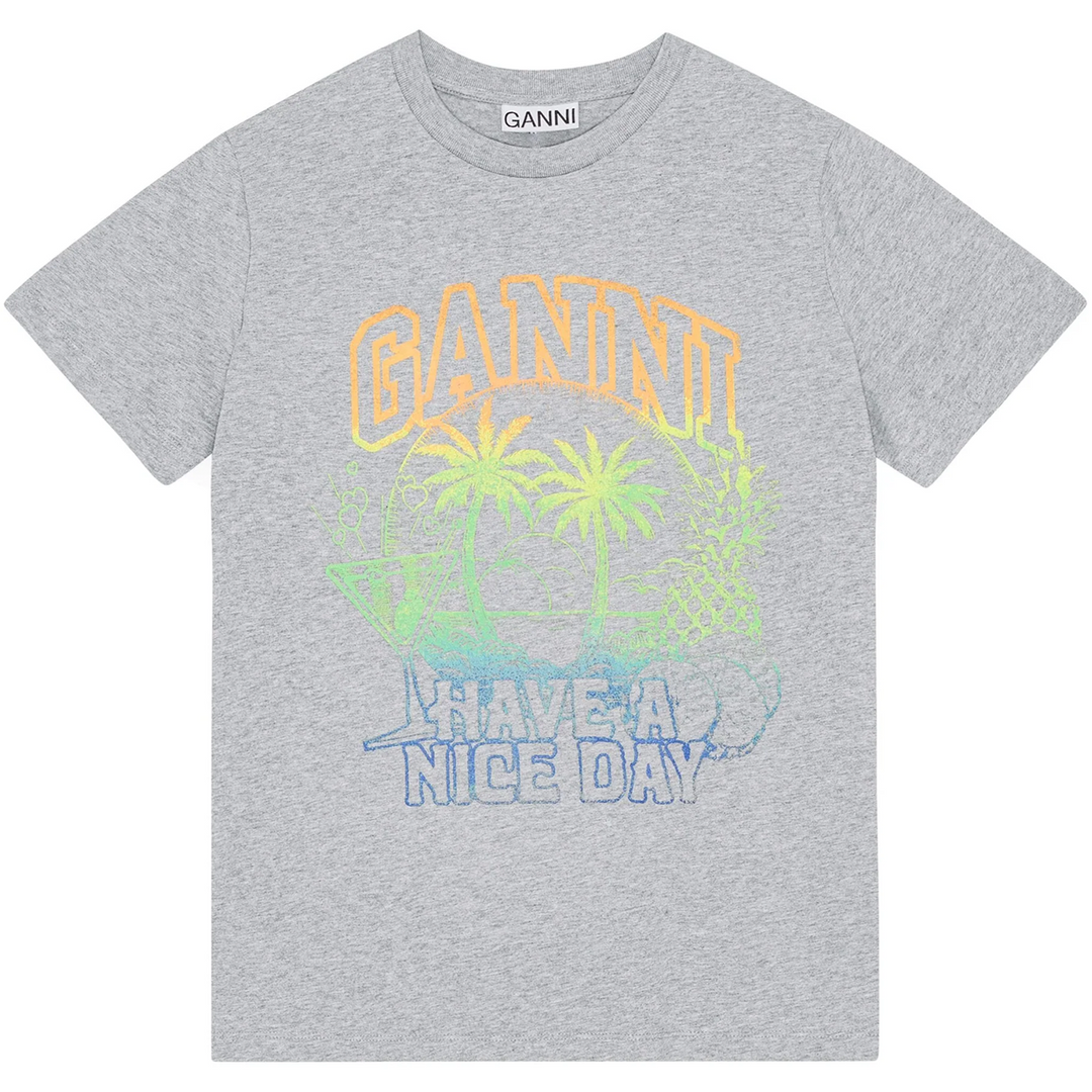 Basic Jersey Holiday Relaxed T-Shirt