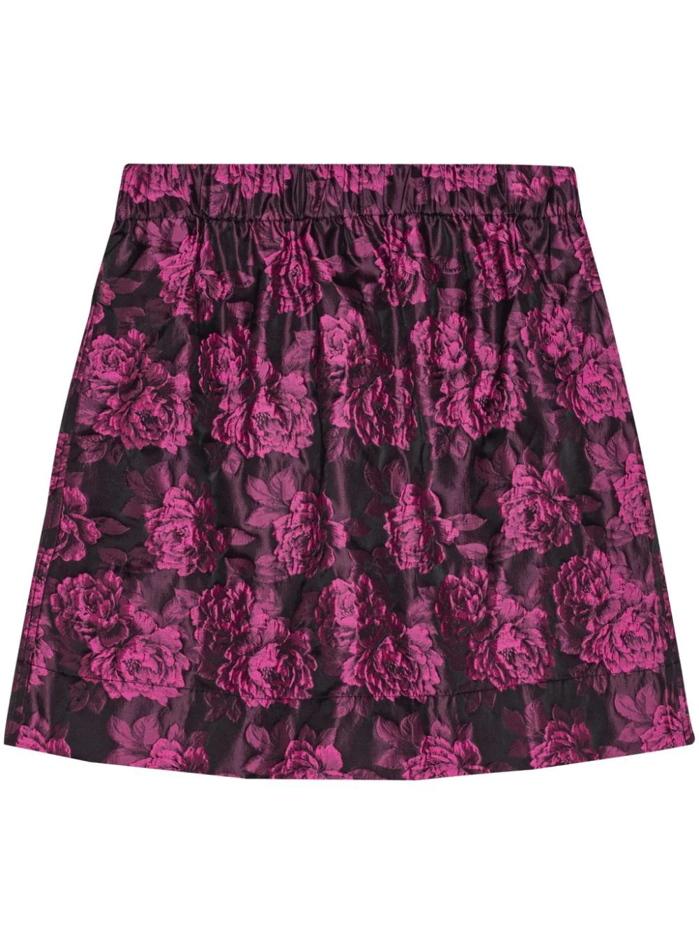 GANNI-Botanical-Jacquard-Mini-Skirt-Floral-1