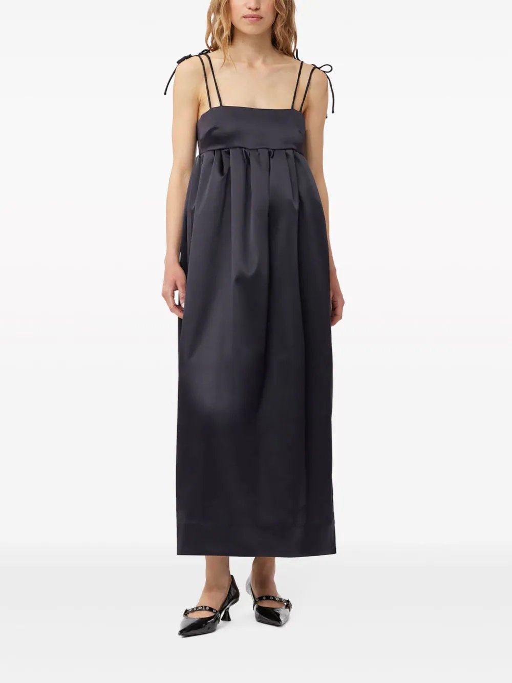 Double Satin String Long Dress Club21.com Double Satin String Long Dress Club21.com