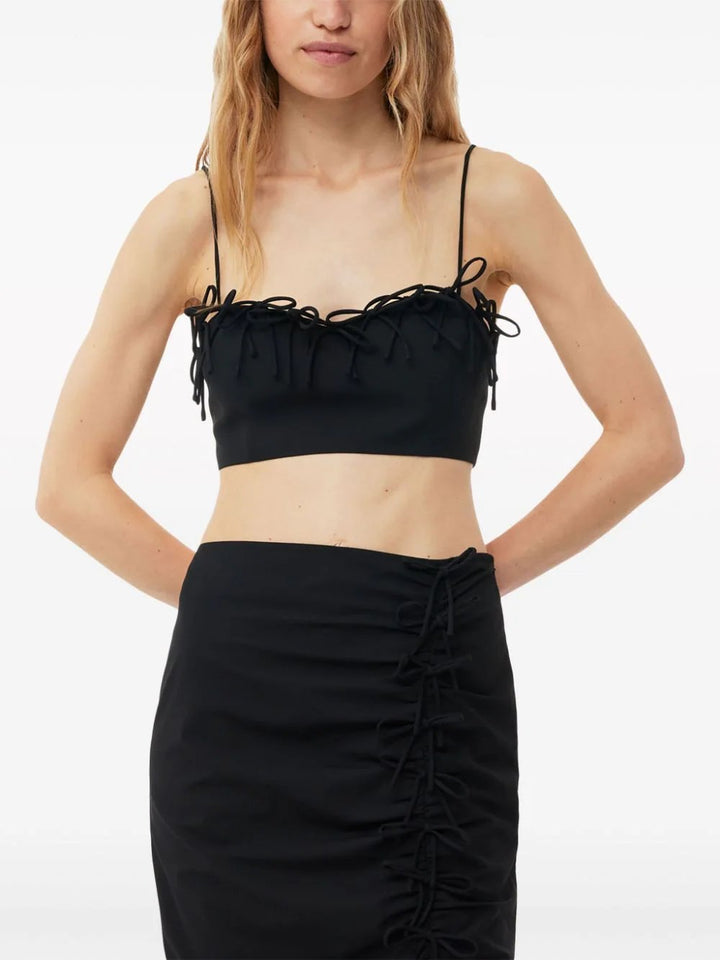 GANNI-Drapey-Melange-Sleeveless-Top-Black-5