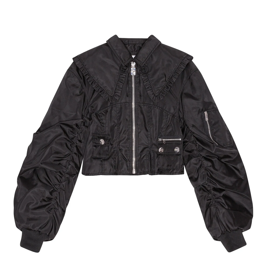 Duchesse Nylon Fitted Jacket