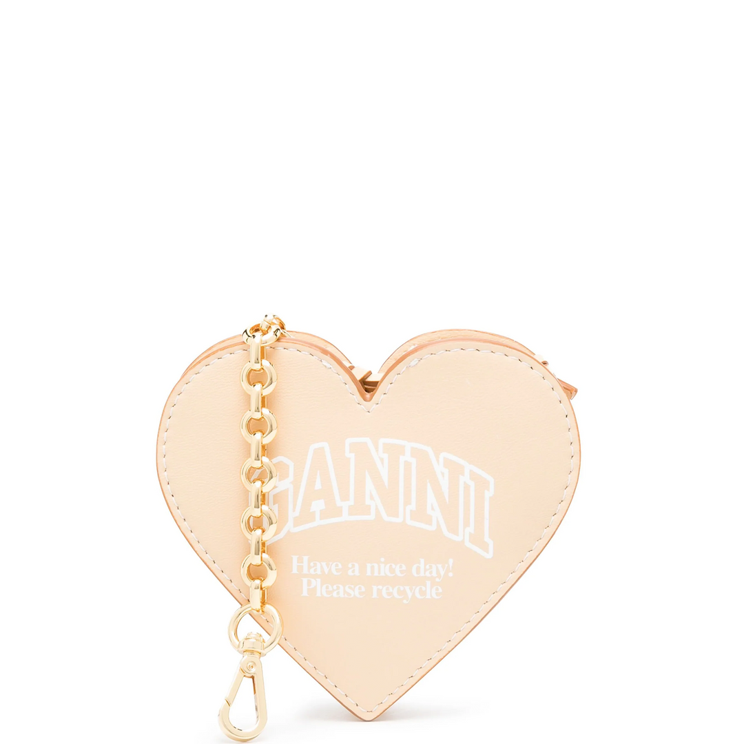 Funny Heart Zipped Coin Purse