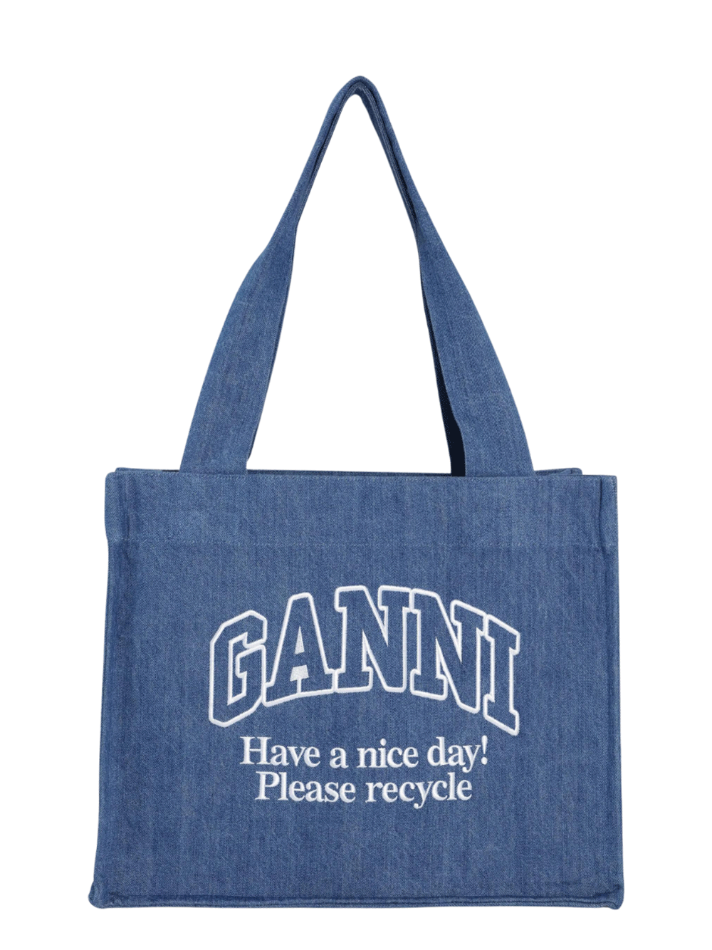 GANNI-Large-Easy-Shopper-Denim-1