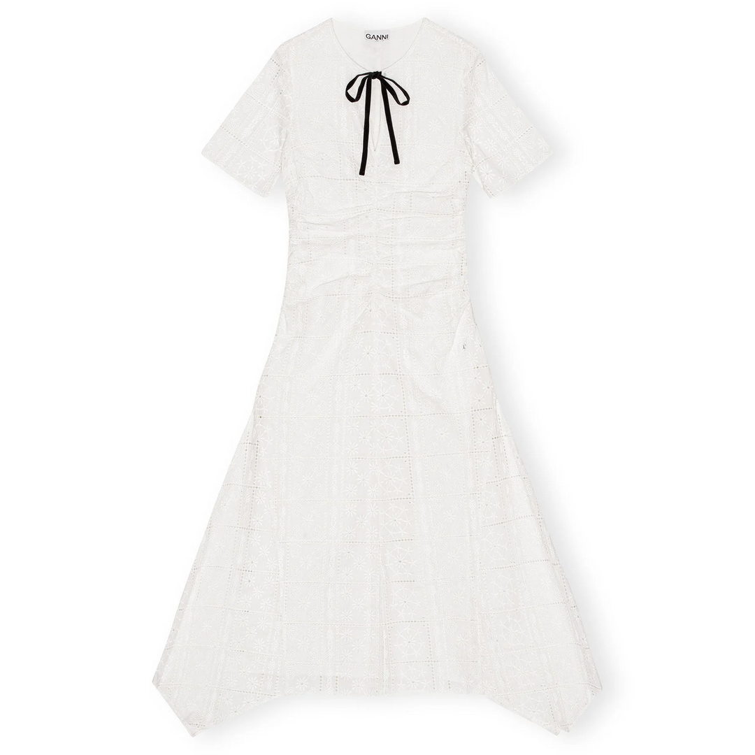 Light Broderie Anglaise Long Dress