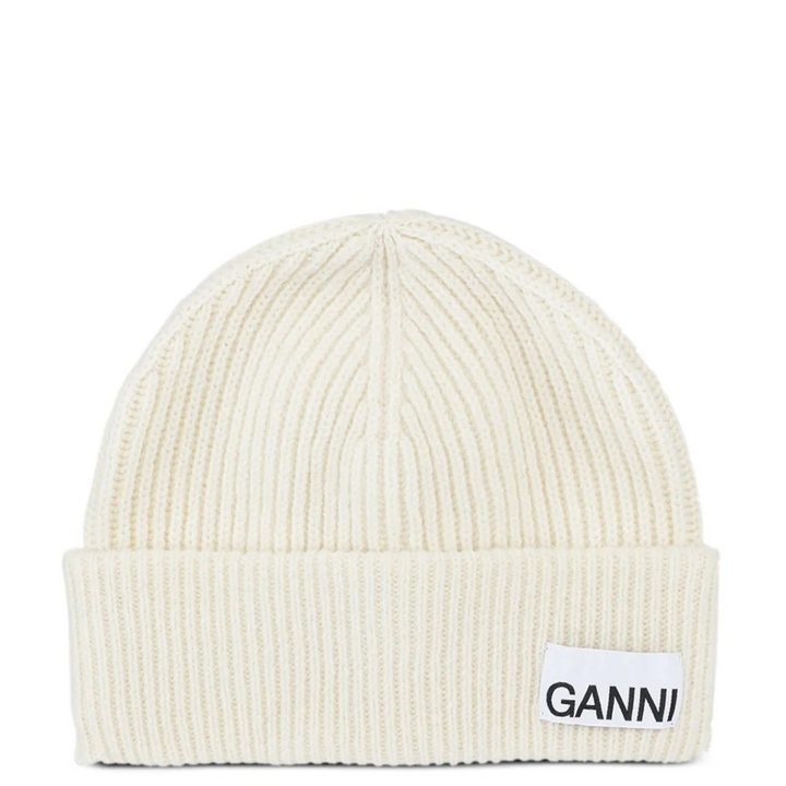 Light Structured Rib Knit Beanie