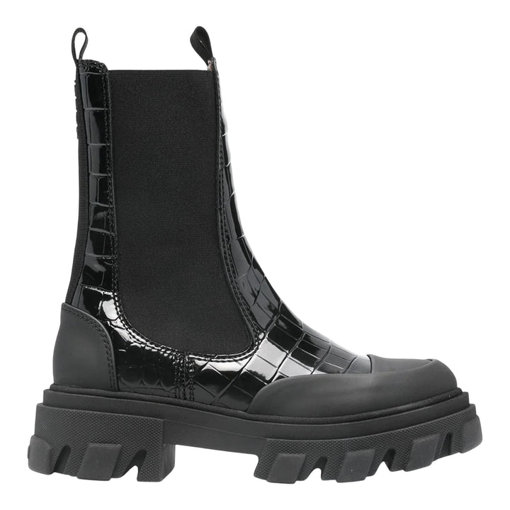 Club21 - GANNI - Cleated Mid Chelsea Boots - BOOTS - Black