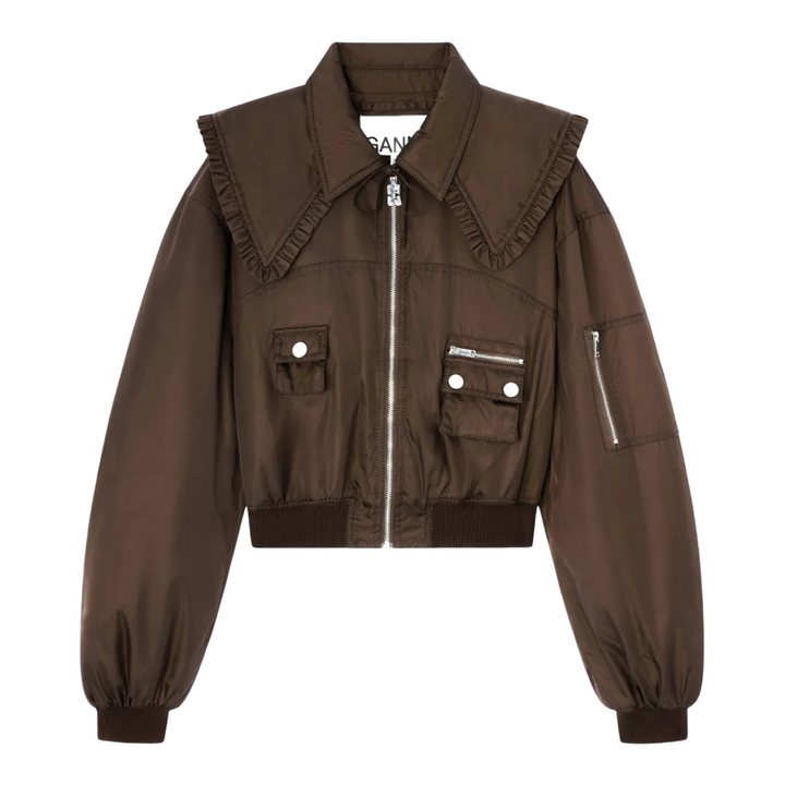 Duchesse Nylon Bomber Jacket