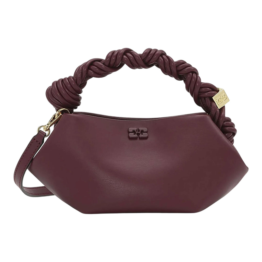 Club21 - GANNI - Ganni Bou Bag Mini - HANDBAGS - Burgundy