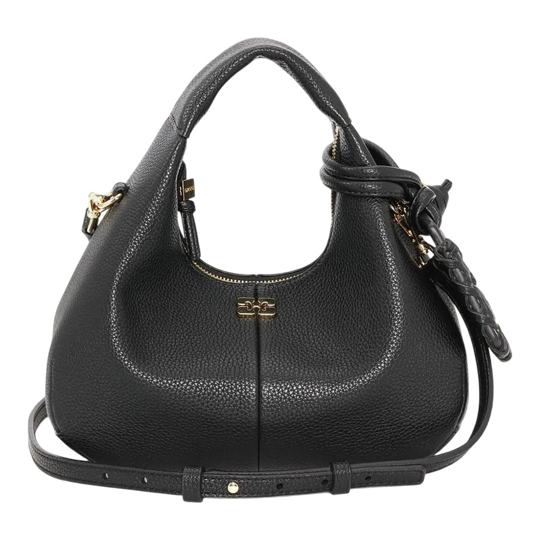 Club21 - GANNI - Hobo Mini Grained - HOBO - Black