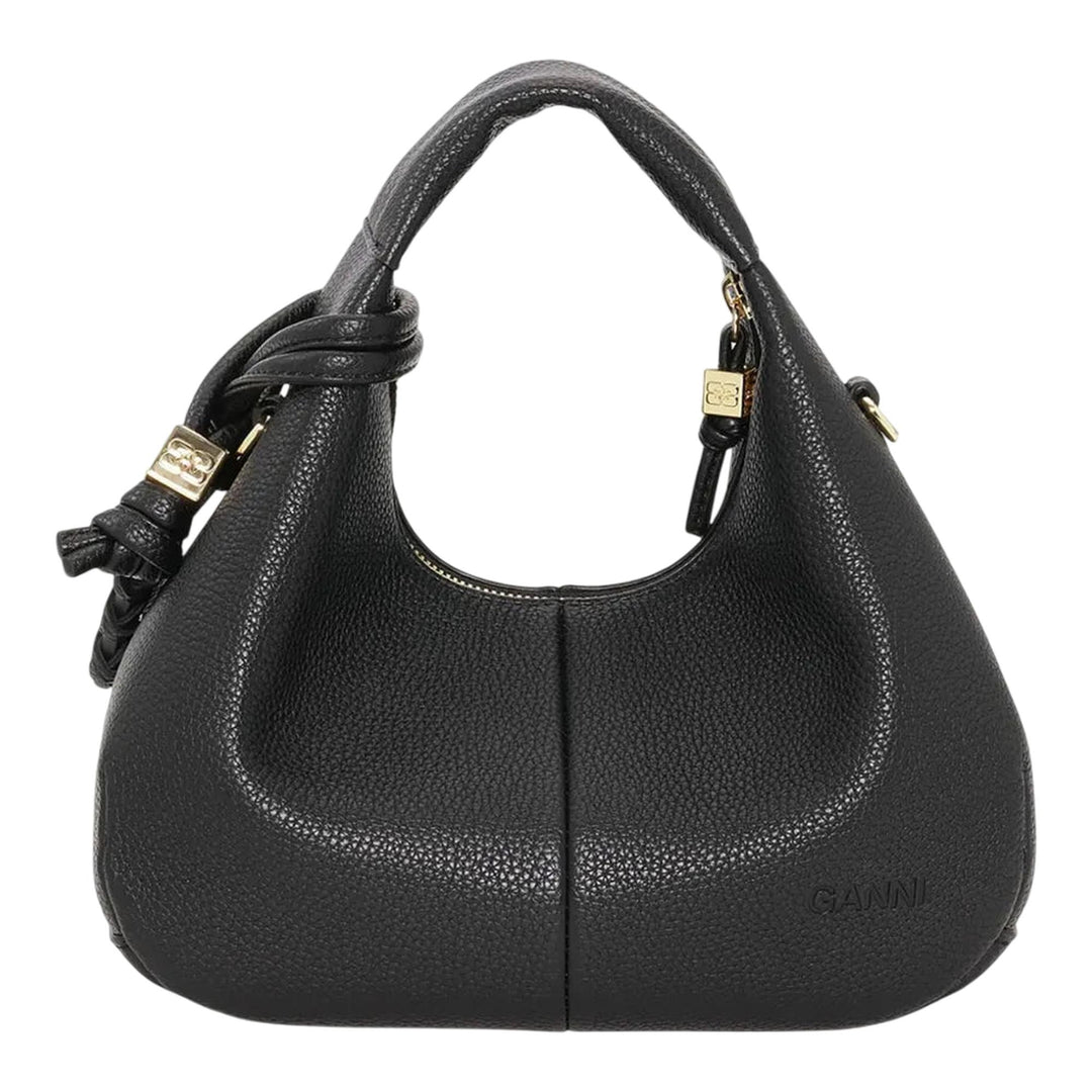 Club21 - GANNI - Hobo Mini Grained - HOBO - Black