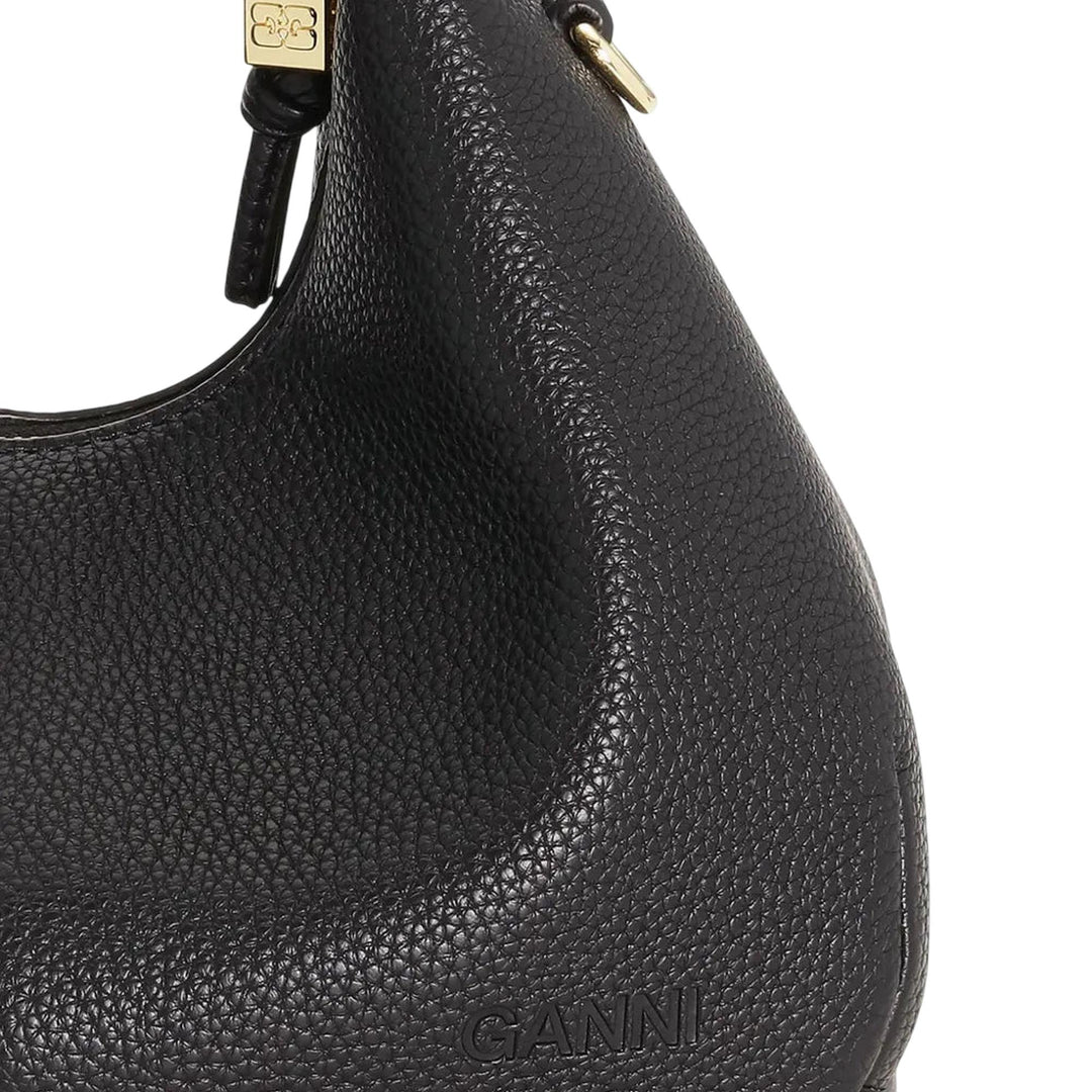 Club21 - GANNI - Hobo Mini Grained - HOBO - Black