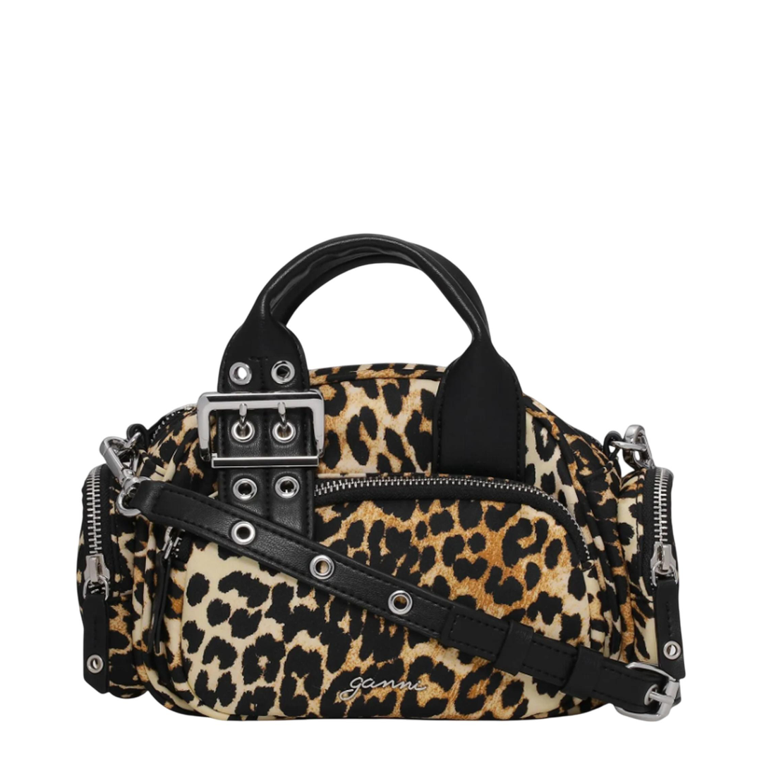 Leopard Mini Polochon Bag