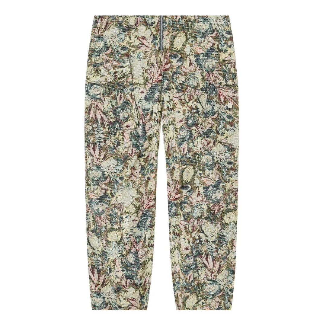 Printed Stretch Cotton Pants