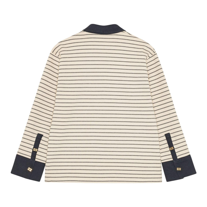Club21 - GANNI - Single Piquet Jersey Polo - POLOS - Off-White