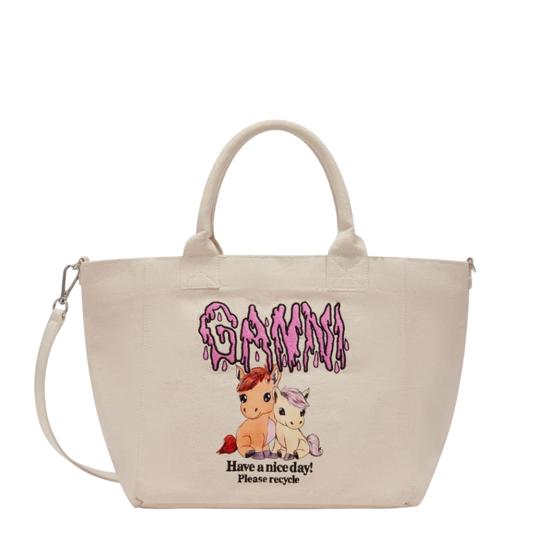 Small Easy Shopper Pony Print