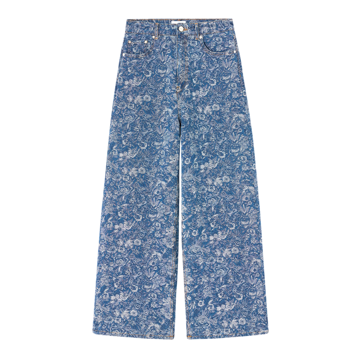 Tapestry Denim Baggy Jeans