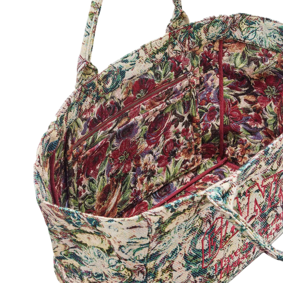 Club21 - GANNI - Tapestry XXL Tote - TOTES - Green