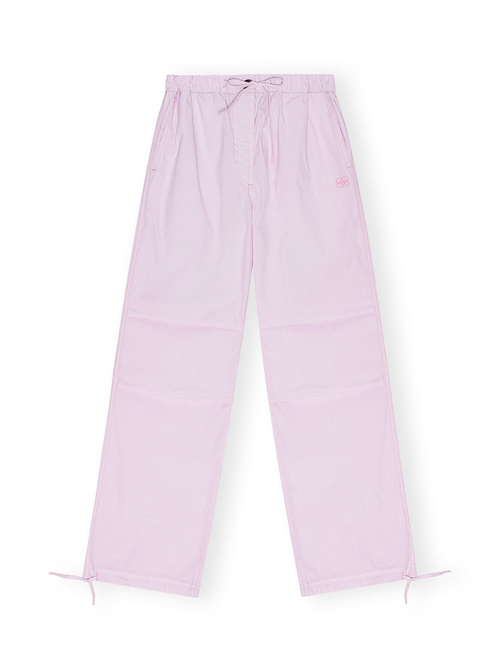 GANNI_WashedCottonCanvasDrawStringPants_Pink