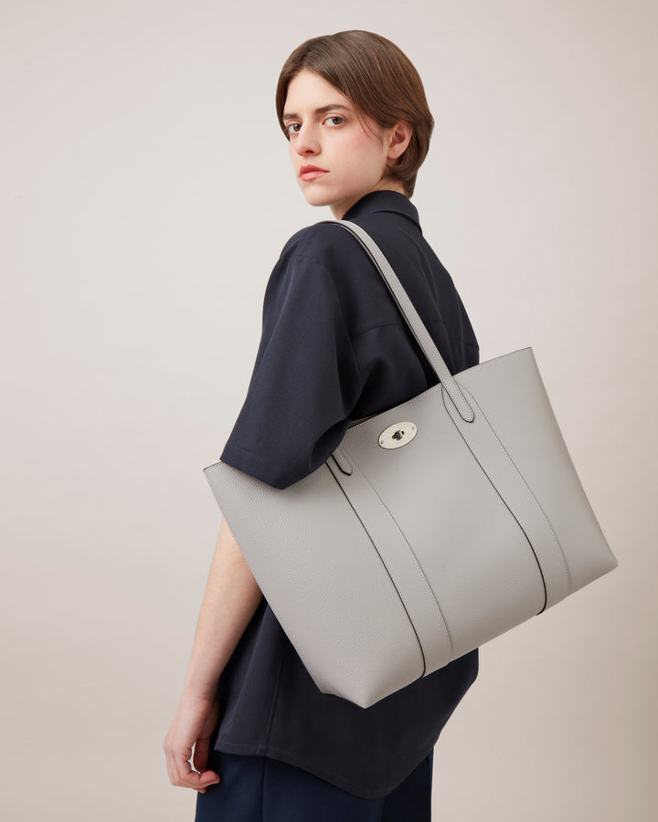 Bayswater Tote Small Classic Grain (Pale Grey)