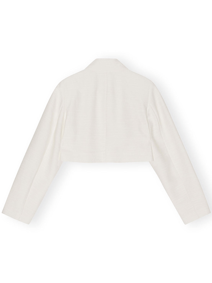 Ganni-Slub-Linen-Cropped-Blazer-White-2