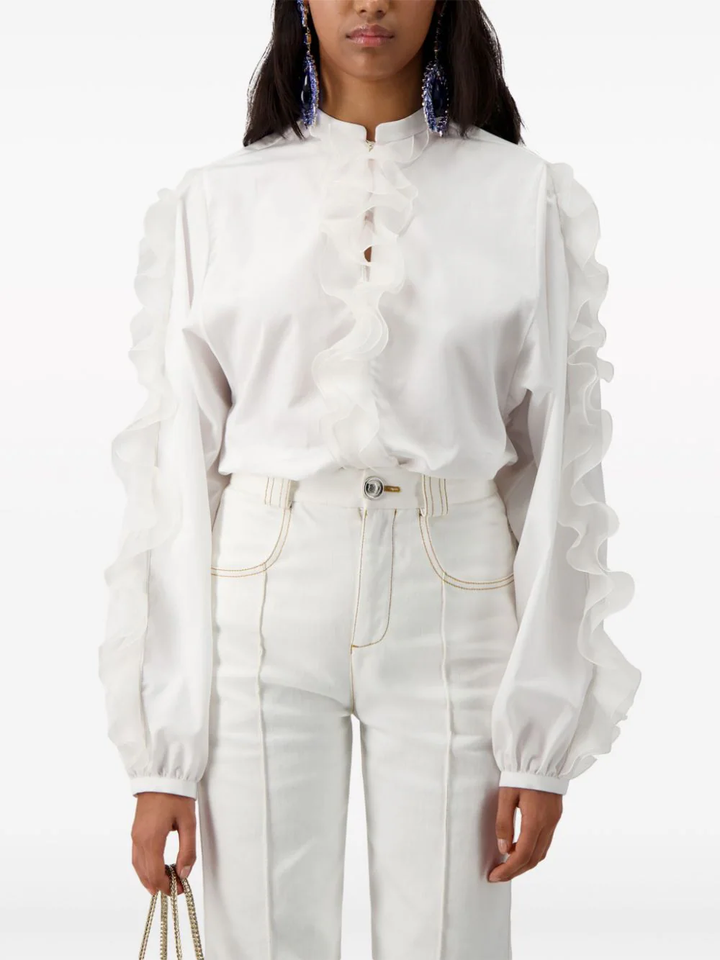 Giambattista-Valli-Ruffled-Cotton-Blend-Shirt-White-5