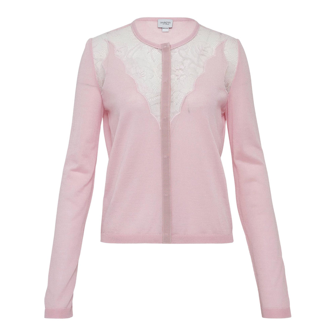 Club21 - Giambattista Valli - Cashmere Silk Knit Cardigan - CARDIGANS - Pink
