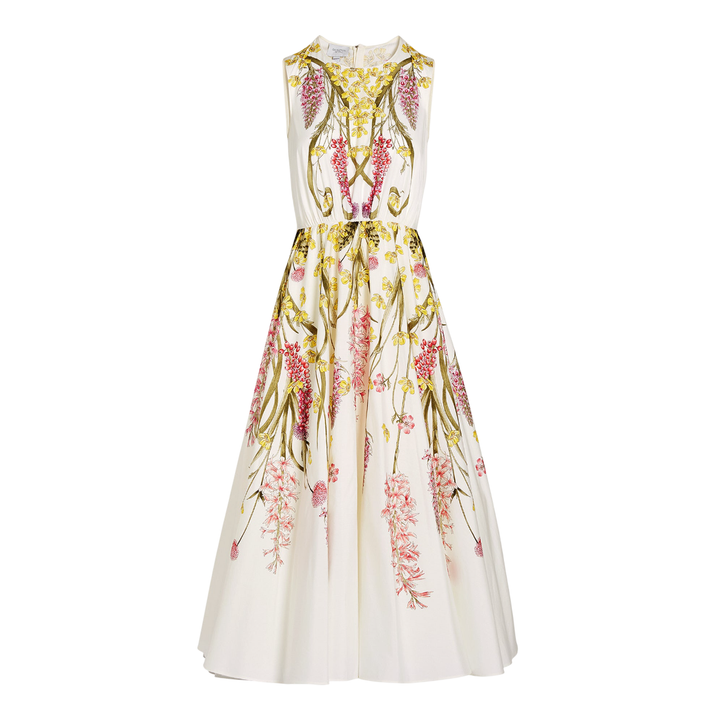 Popeline Printed Dress