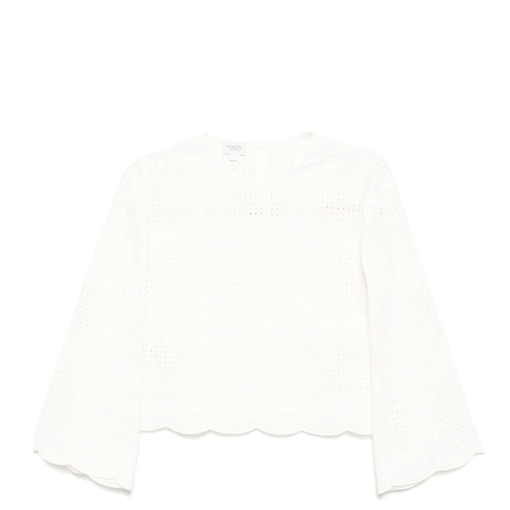 Giambattista_Valli_Voile_Blouse_White