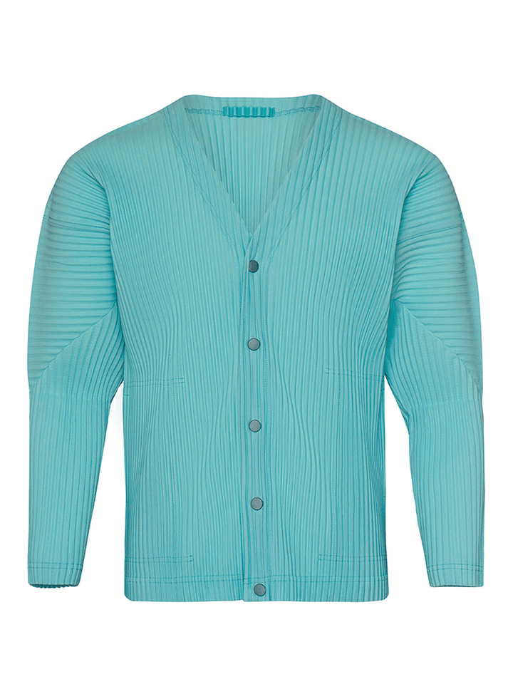 HOMME-PLISSE-ISSEY-MIYAKE-COLOR-PLEATS-Cardigan-Light-Indigo-1