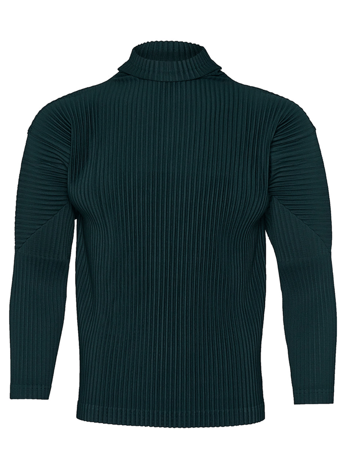 HOMME-PLISSE-ISSEY-MIYAKE-COLOR-PLEATS-T-Shirt-Deep-Green-1