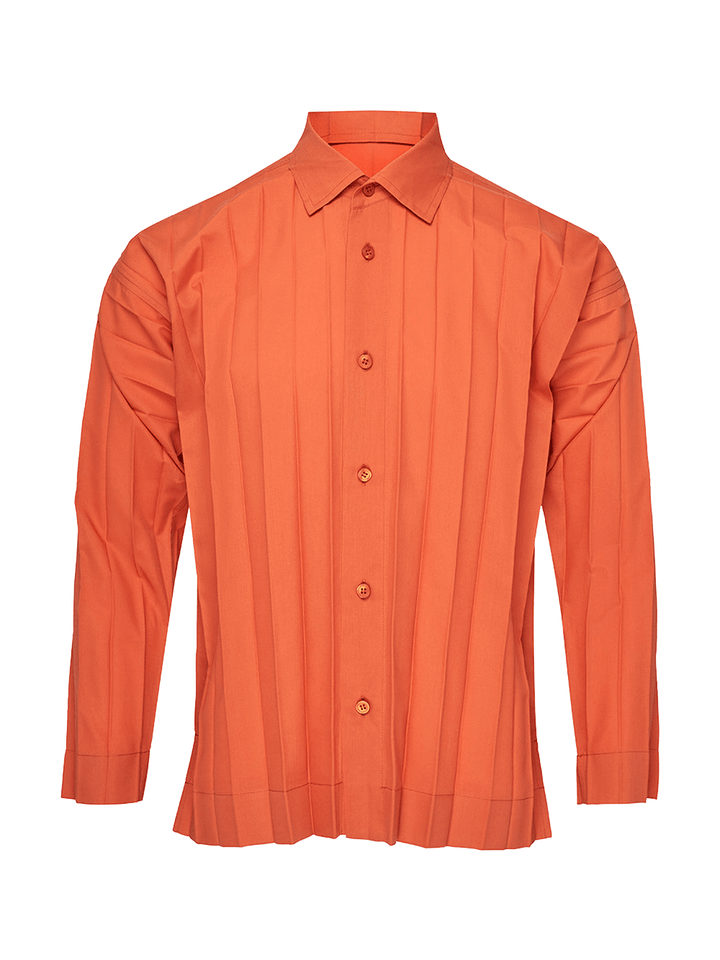 HOMME PLISSE ISSEY MIYAKE Edge Shirt Orange 1