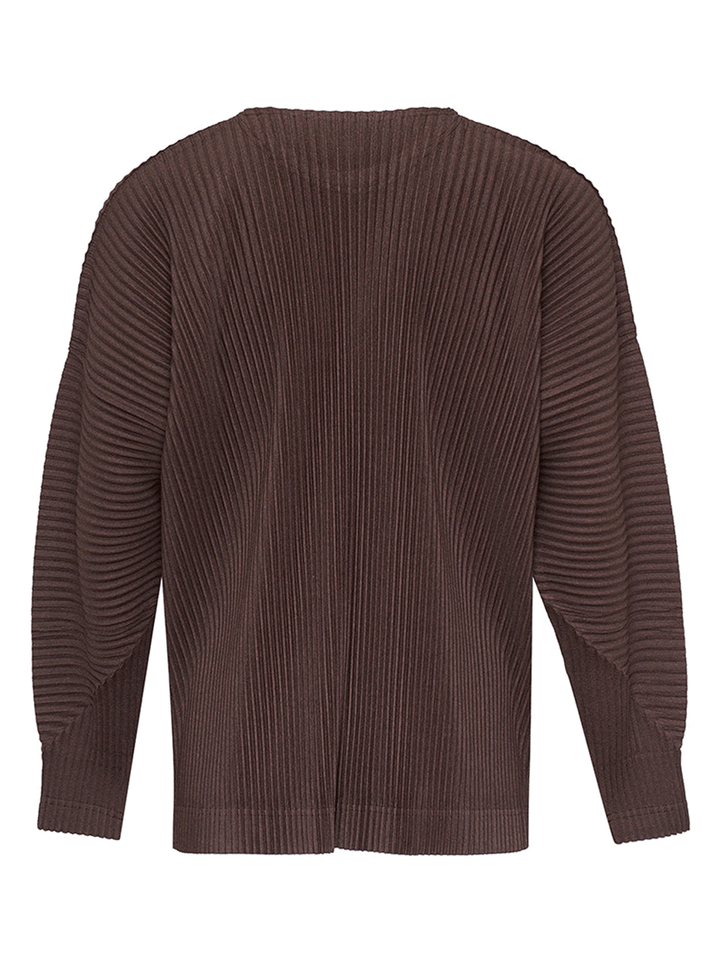 HOMME-PLISSE-ISSEY-MIYAKE-HEATHER-PLEATS-T-Shirt-Brown-2